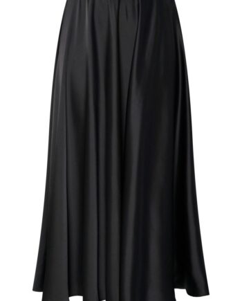 Nederdel Pella Hw Volume Ankle Skirt Black