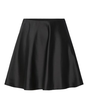 Nederdel Pella Hw Volume Short Skirt Black