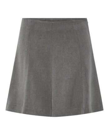 Nederdel Yas Dena Hw Skirt Grey Melange