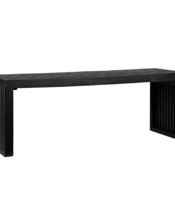 120 Cm Massiv Akacietræsbænk  Sort  Moderne Garderobe- Og Sengebænk  Træbænk   Entre Til Entré  Soveværelse  Stue