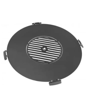 Cook King 98 Cm Grillplade Til Havebålfad Med 46 Cm Grillrist Og   Håndtag