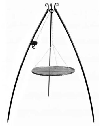 Cook King 200 Cm Trefod Med 60 Cm Stålrist Og Hejs