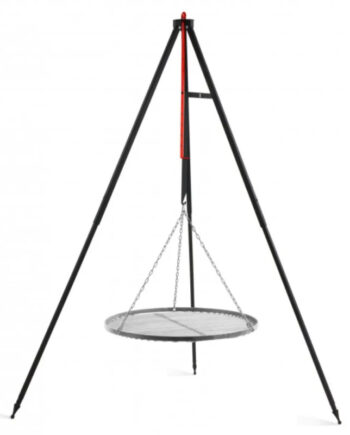 Cook King 160 Cm Trefodsgrill Med 50 Cm Grillrist   Rustfrit Stål