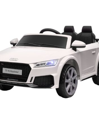 Elbil Til Børn  Audi Tt Rs Roadster    Km    Fjernbetjening  Led  Usb  Hvid