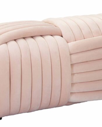 Entrébænk  Mdf  Bomuld Og Polyester   90x45x45 Cm