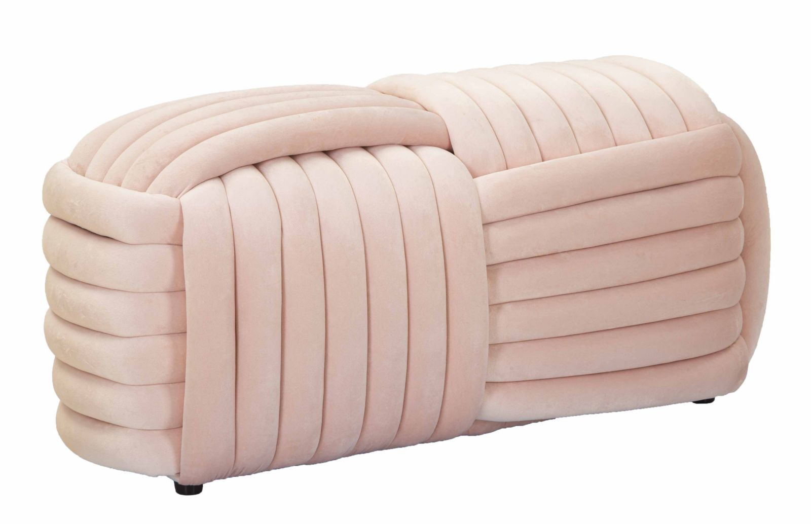 Entrébænk Mdf Bomuld Og Polyester 90x45x45 Cm