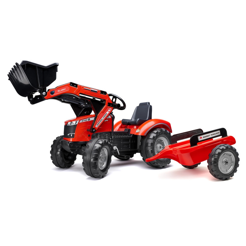 Falk Frontlæsser Med Vogn Massey Ferguson