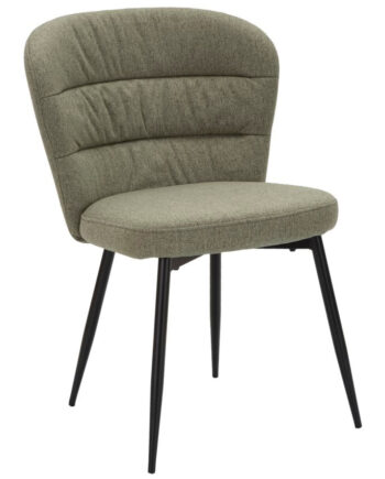 Glam Stol   Træ  Metal  Stof   58x60x5 Cm