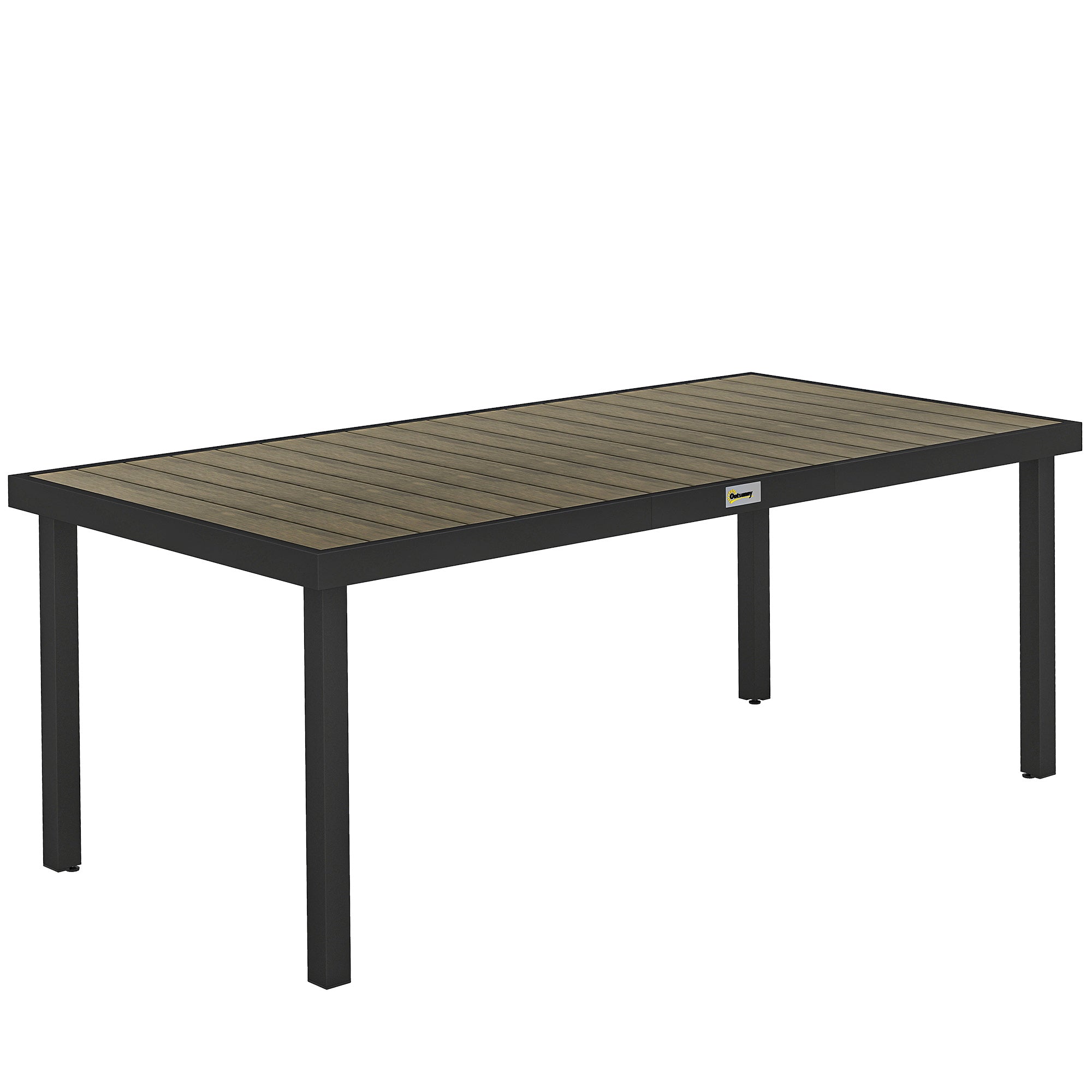 Havebord Til   Personer  Udendørsbord  Loungebord  Vejrbestandigt  190   90   74 Cm  Naturtræ