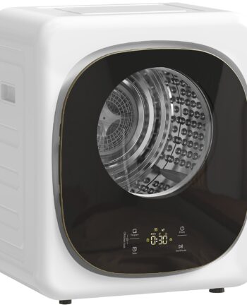 Kg Tørretumbler  Kompakt Design    Tilstande  Timer  Hvid Sort