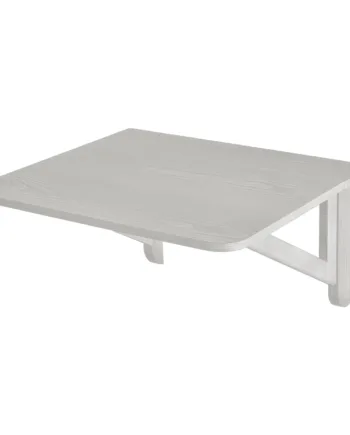 Klapbord Vægbord  B70xd60cm  Hvidbejdset Aksetræ