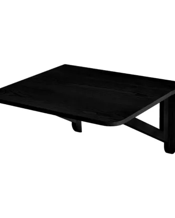 Klapbord Vægbord  60x70cm  Sortbejdset Aksetræ