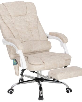 Kontorstol Med Massagefunktion  Ergonomisk  65x160x104cm  Grå