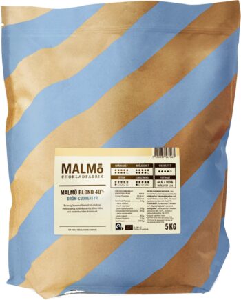 Malmö Chokladfabrik Malmö Blond 40  Couverturechokolade