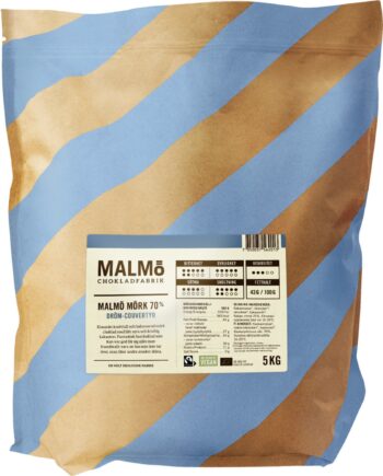 Malmö Chokladfabrik Malmö Mörk 70  Couverture