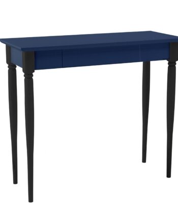 Mamo Skrivebord 105x40 Cm Sorte Ben   Marineblå