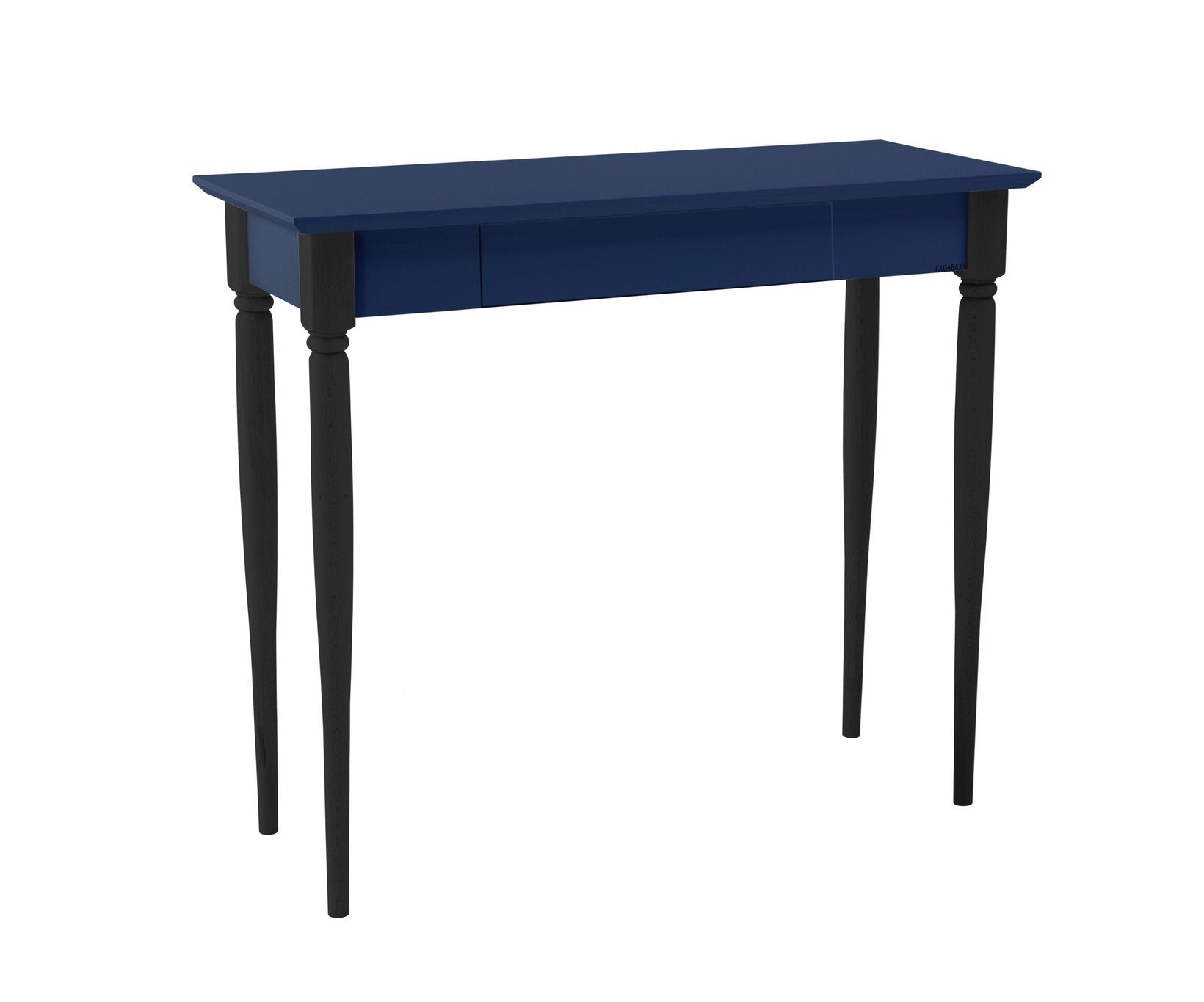 Mamo Skrivebord 105x40 Cm Sorte Ben Marineblå
