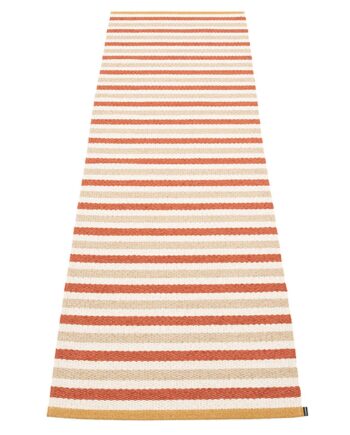 Pappelina Teo Gulvtæppe 70 Cm   240 Cm  Brick Beige Vanilla