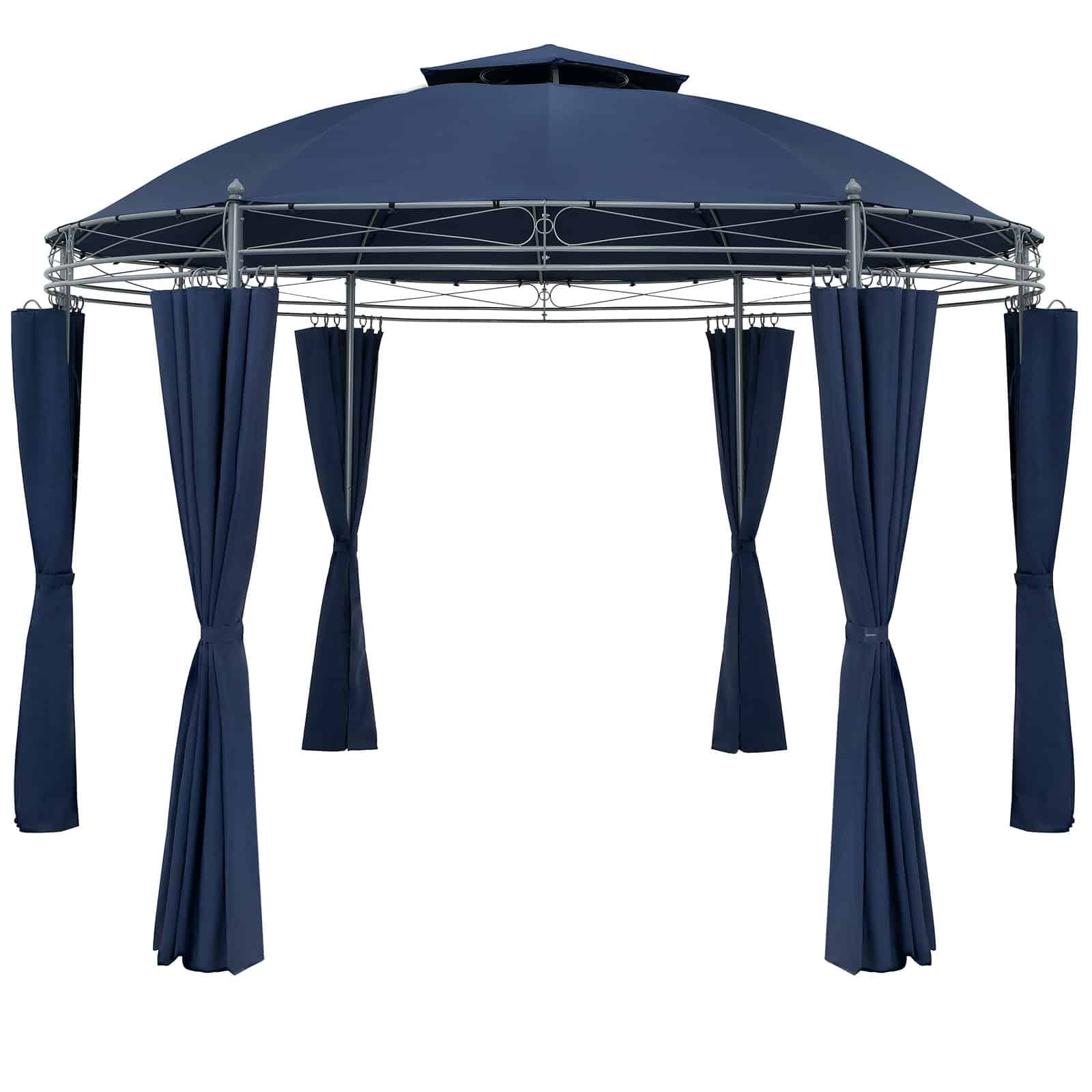 Pavillon Toscana Blå ø3 5m Uv-beskyttelse 50