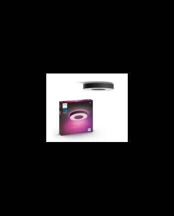 Philips Hue Infuse   Hue Ceiling Lamp Black White Color Ambience