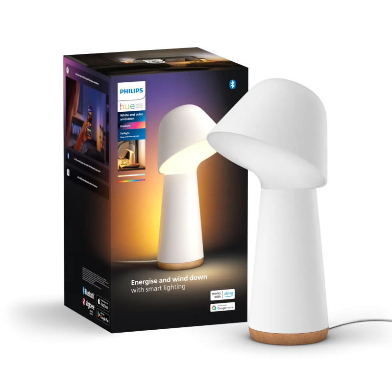 Philips Hue Twilight White And Color Ambiance Bordlampe Hvid