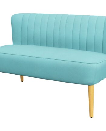 Retro Design  -personers Sofa  Træben  117 Cm   56   Cm   77 Cm  Grøn