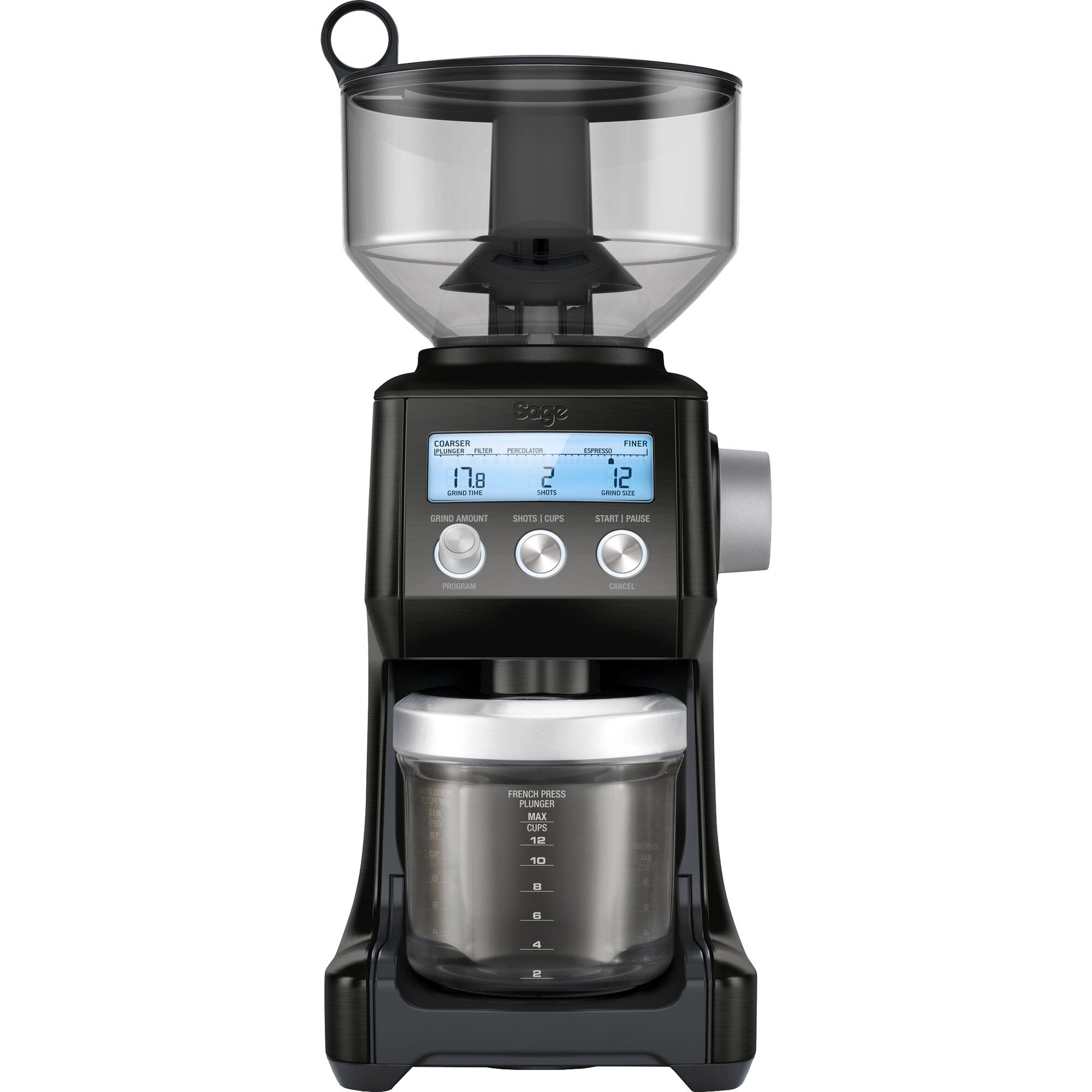Sage Bcg820bst The Smart Grinder Pro Kaffekværn Koksgrå