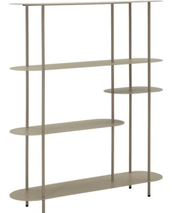 Saturn Book Shelf   Reol   Dove Grey  118   31   139 Cm