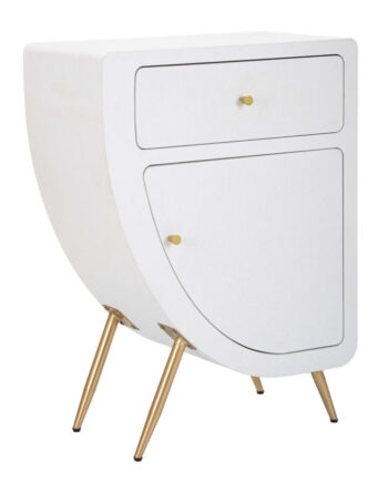 Sengebord   Mdf Og Jern   60x32x79 Cm
