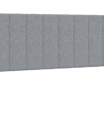 Sengegavl Med   Højdejusteringer  Sengegavl Med Metalben  Linnedlook Til Soveværelse  160x10x106 116 126 Cm  Grå