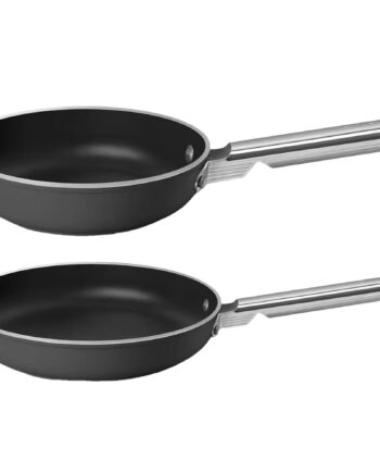 Smeg Pandesæt 20 Og 28 Cm  Sort