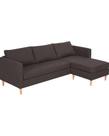 Sofa Med Chaiselong  Vendbar  Antracit