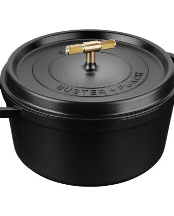Staub Buster Punch Rund Gryde 28 Cm  Messingknop