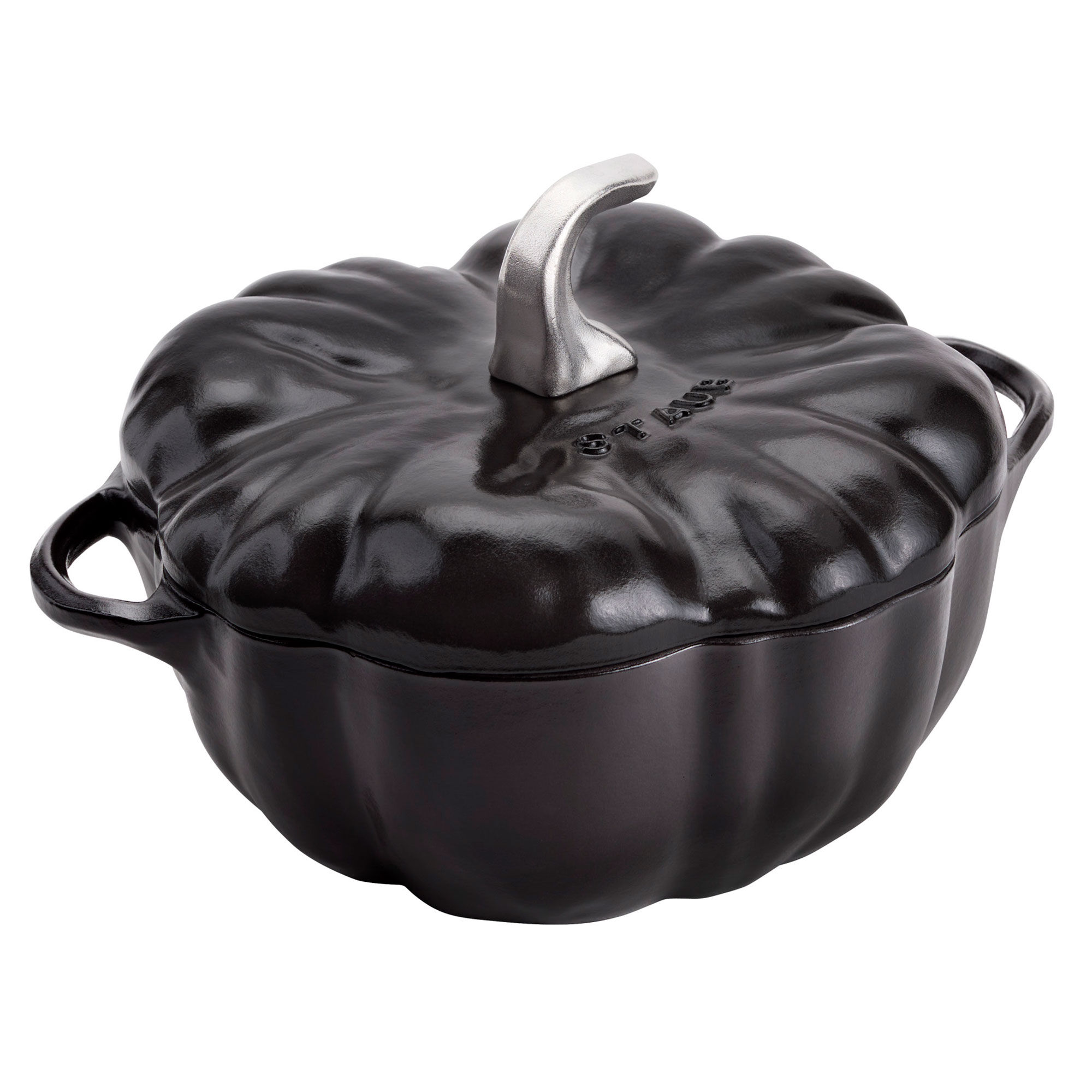 Staub La Cocotte Græskar Støbejernsgryde 24 Cm Liter Sort