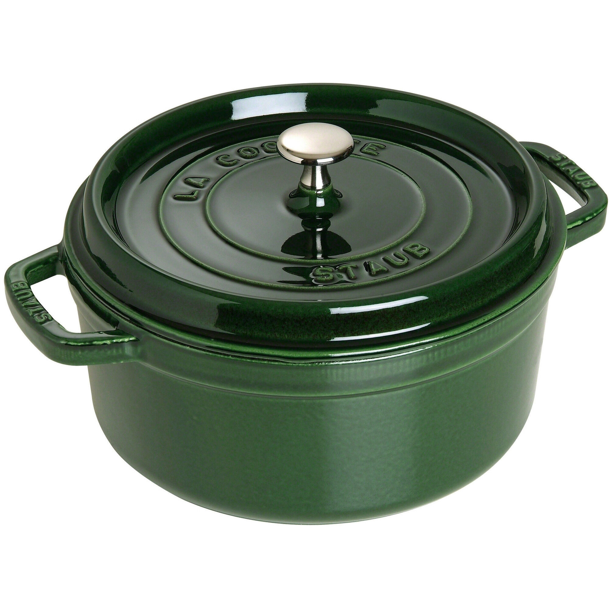Staub Rund Gryde 24 Cm Liter Basilikumsgrøn