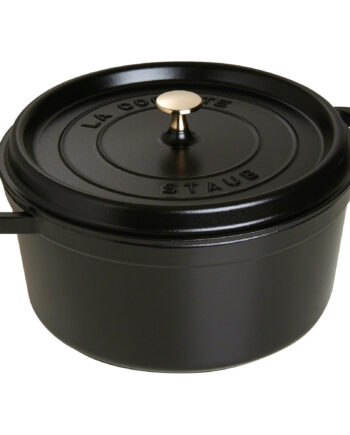 Staub Rund Gryde 28 Cm     Liter Sort