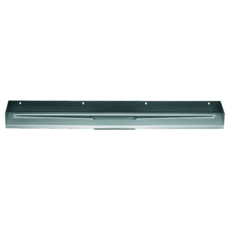 Unidrain Afløbsarmatur 1000 Mm Linje  Tre Vægflanger Børstet Stål