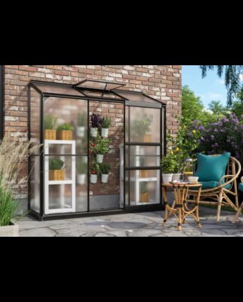 Vitavia Ida 1300 Sort Drivhus 4mm Poly