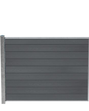 Wimex Fag Glyngøre Superb T140  -profil Wpc Grå Galv  Stolpe 1400   1893 Mm