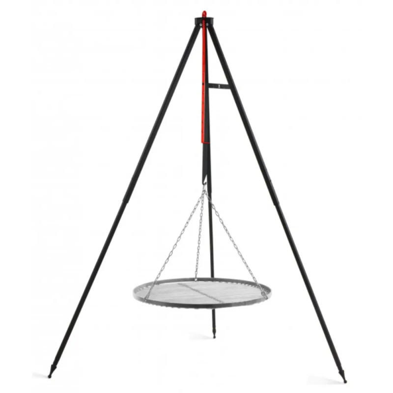 Cook King 160 Cm Trefodsgrill Med 50 Cm Grillrist Rustfrit Stål