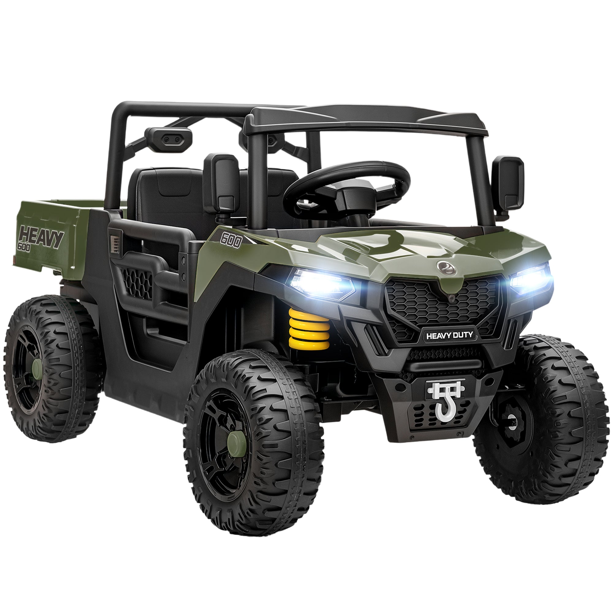 Elbil Motorer Bagagerum Utv-design Musikfunktion Grøn