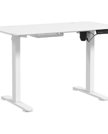 Hæve-skrivebord  Højdejusterbart  120x60x72-116cm  Hvid