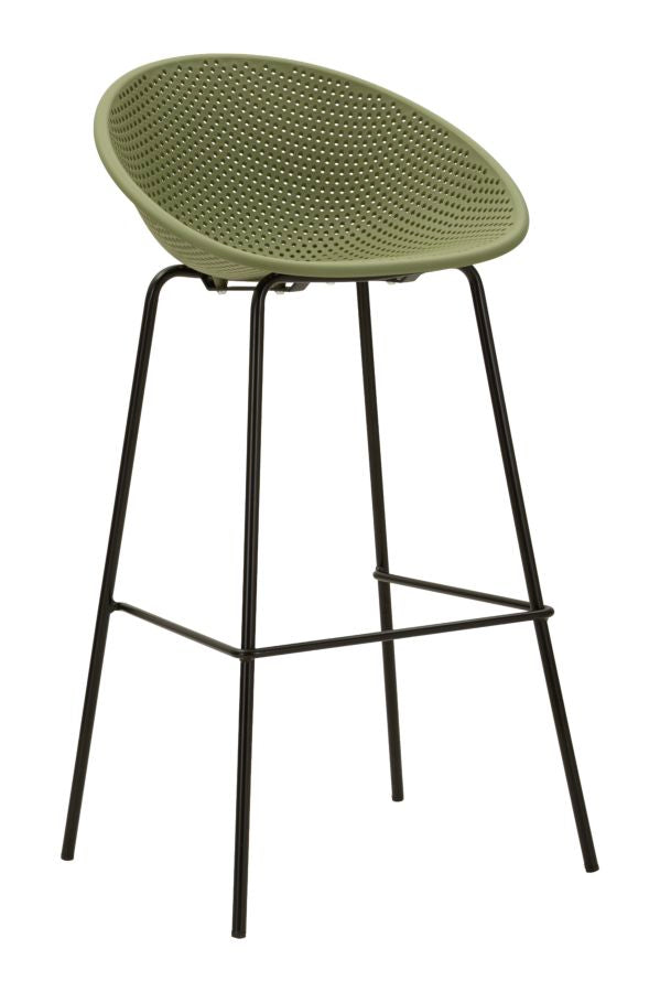 Ibiza Grøn Barstol Sæt Med Stk Cm 50x50x98 Sædehøjde Cm 75