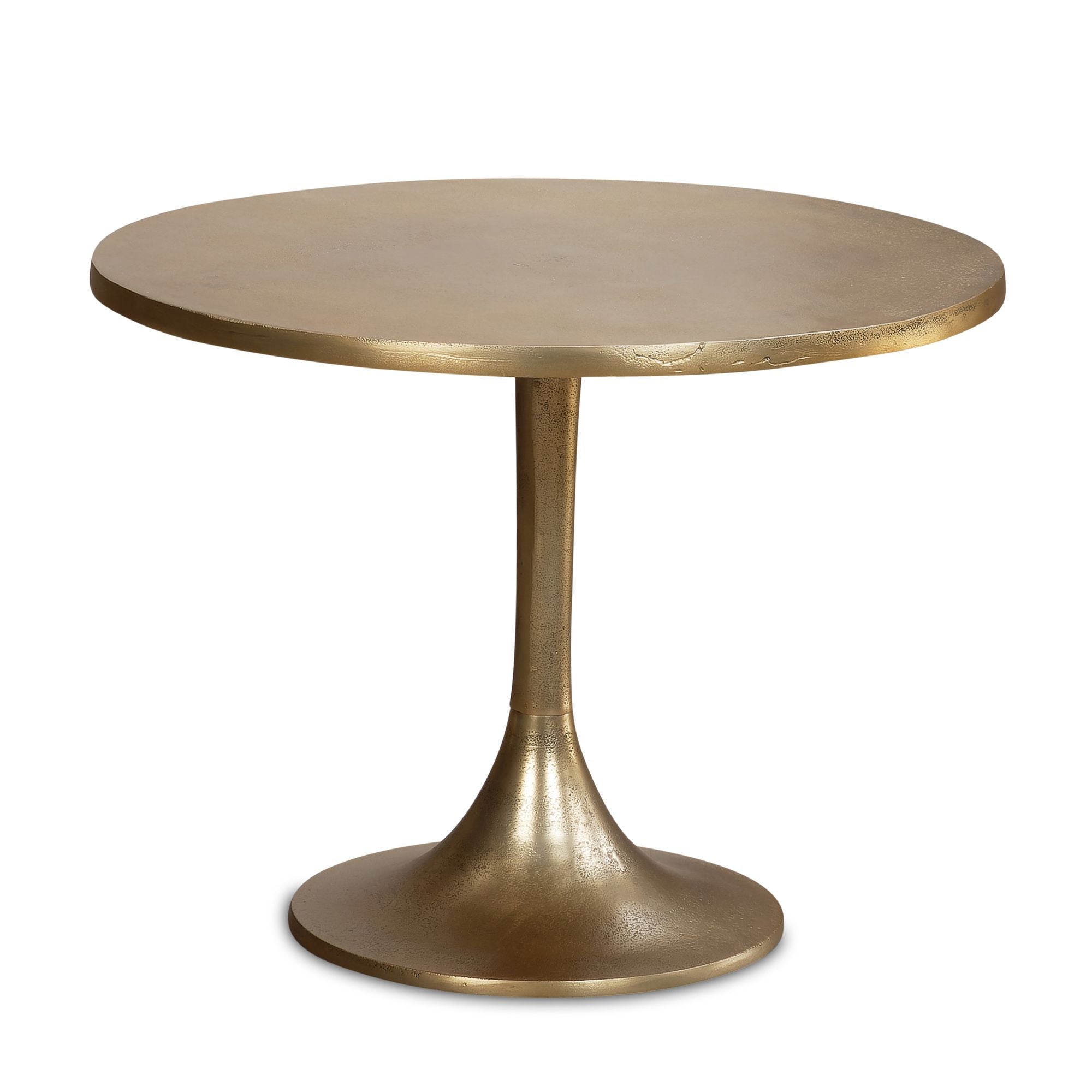 Metal Sofabord Guld 60x60x46 Cm Sofabord Aluminium Rundt Designerbord Til Stuen Lille Moderne Sofabord Sidebord Endebord Til Stuen