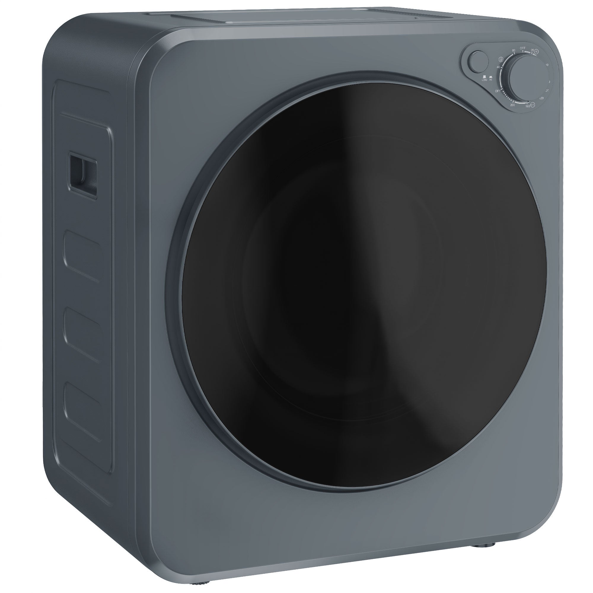 Mini Tørretumbler Kg Kapacitet Programmer 800w 400w Fritstående Grå