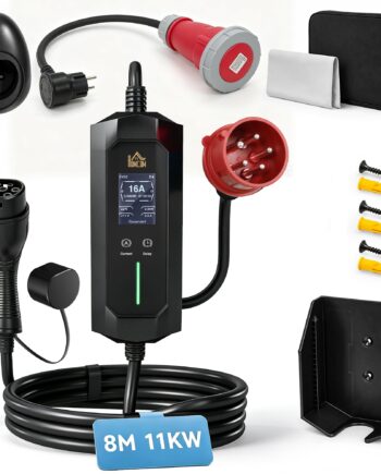 Mobil Vægboks 11kw 8m Type   Cee  -16a Til Type   Ip65 Til Elbiler Med Hybridladning