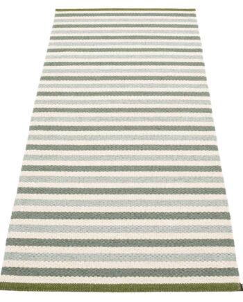 Pappelina Teo Gulvtæppe 85 Cm   200 Cm  Sage Army Vanilla