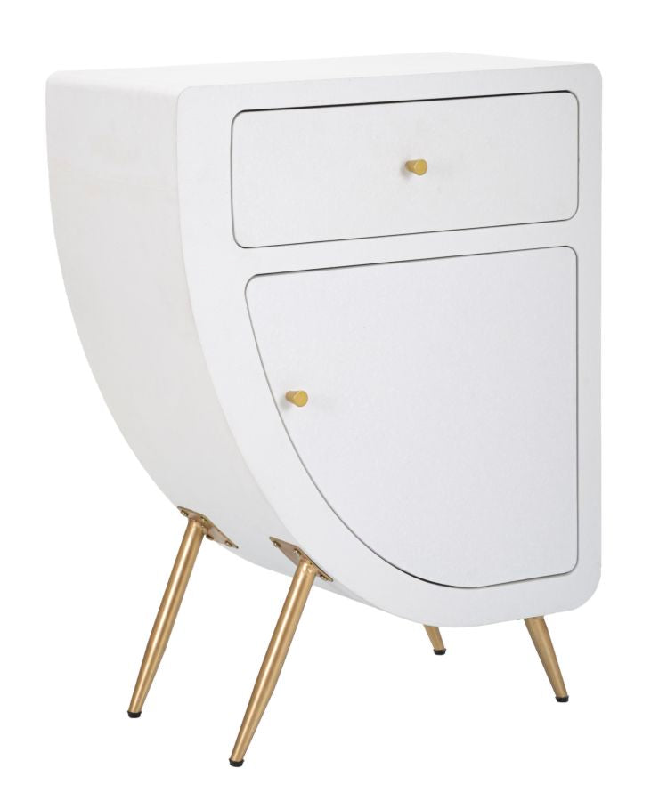 Sengebord   Mdf Og Jern   60x32x79 Cm