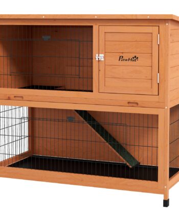 Smådyrsbur Gnaverbur  Vejrbestandig    Bundbakker  123   63   112 Cm  Orange