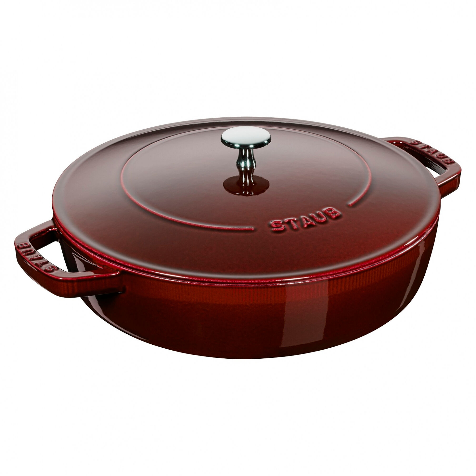 Staub Chistera Traktørpande 24 Cm  Rød